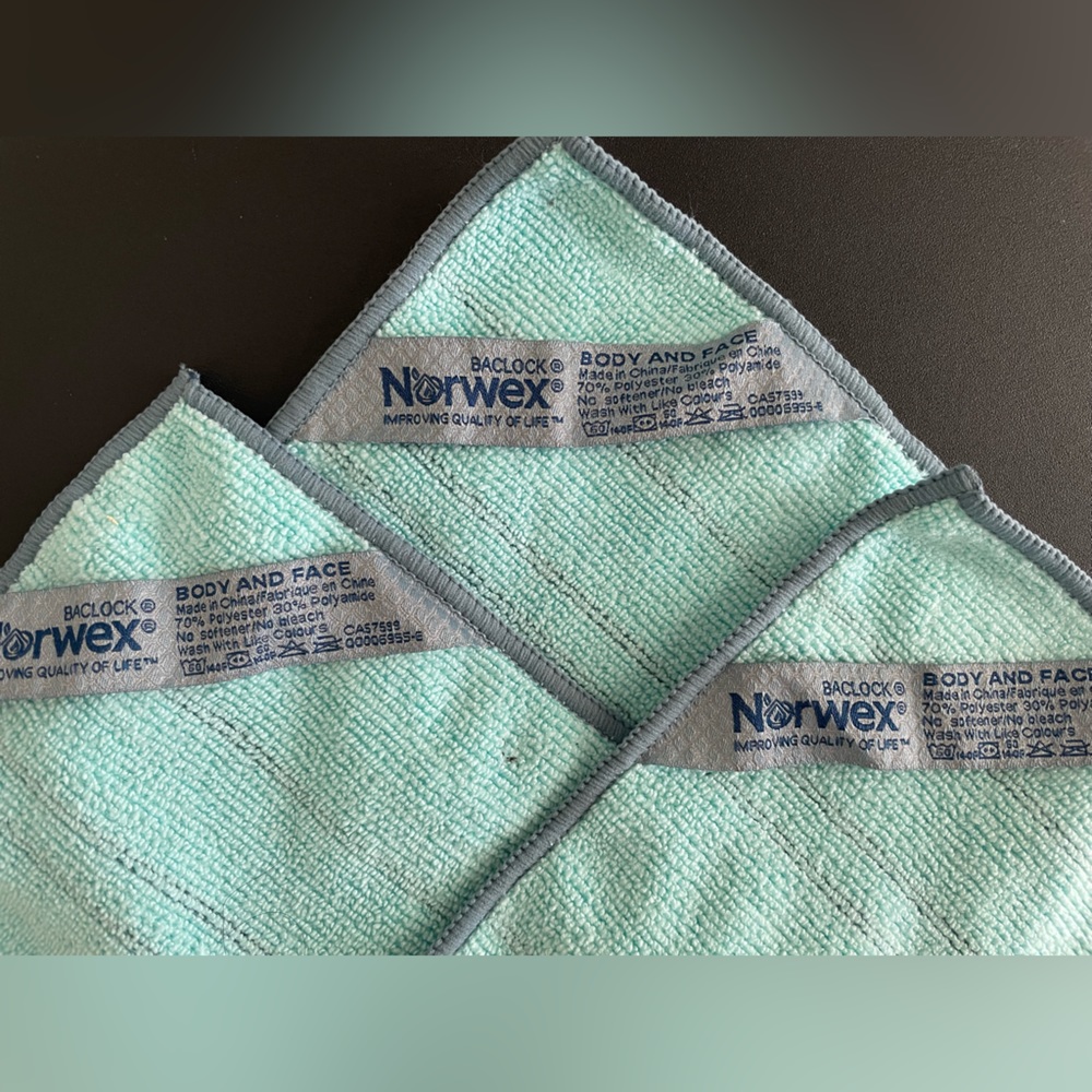 Norwex body and face cloths